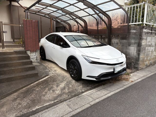 嵐山町平澤　中古戸建の駐車場