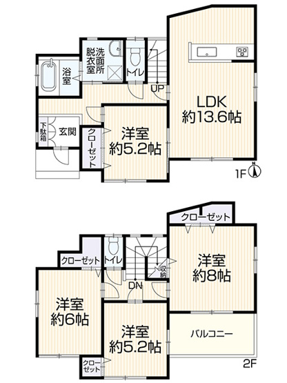 【間取り】 | □■伊勢原市上粕屋 中古戸建■□