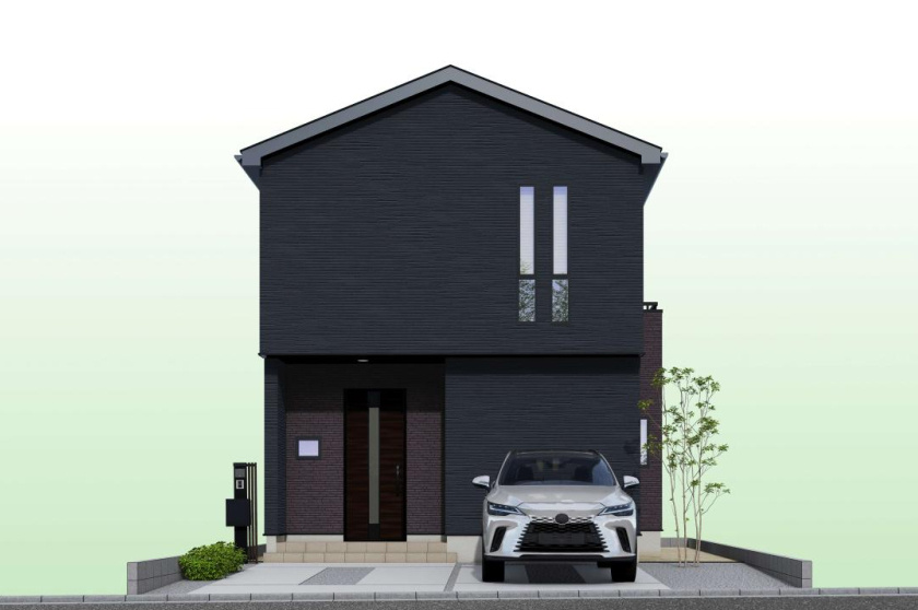 高知市城北町 ‐1棟1- 新築戸建ての外観|2026.1月：現況