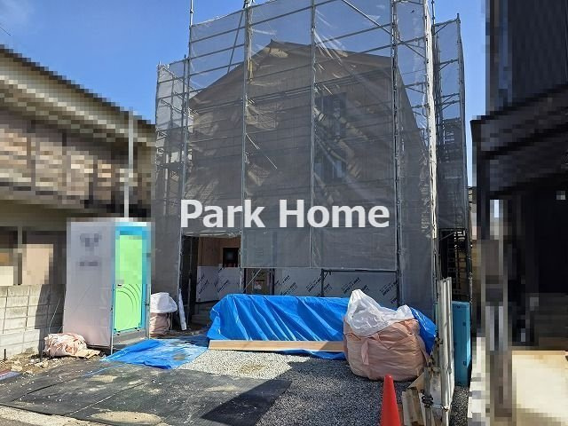 高知市城北町 ‐1棟1- 新築戸建ての前面道路含む現地写真