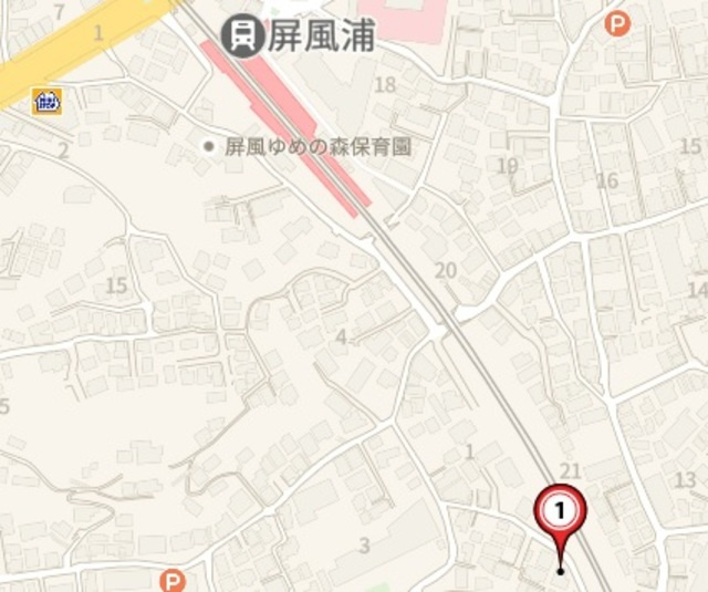 メゾンフォレスタの地図