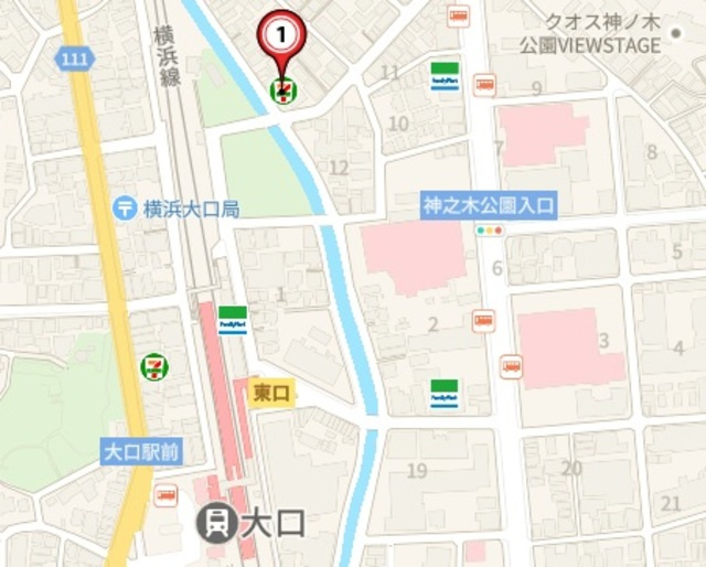 パークサイドハイムの地図|案内図