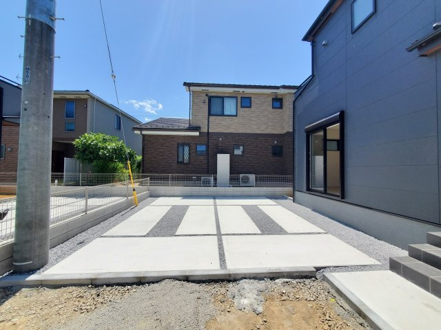 三郷市　彦糸1丁目　新築戸建　全6棟の庭|施工例です