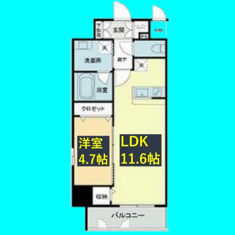 プレイス白壁の間取り