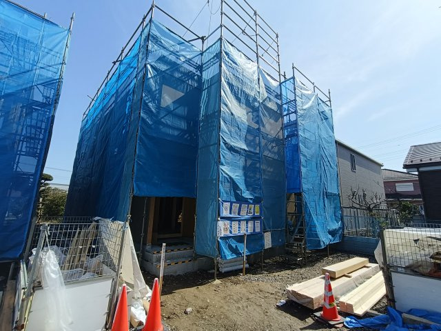 三郷市　彦糸1丁目　新築戸建　全6棟の前面道路含む現地写真|前面道路含む現地写真です