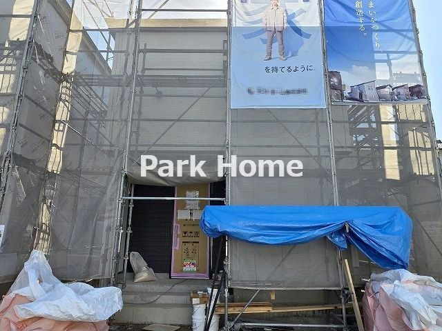 高知市福井東町 -3期2棟1-　新築戸建ての外観|　2026.1月：現況（2区画全体）