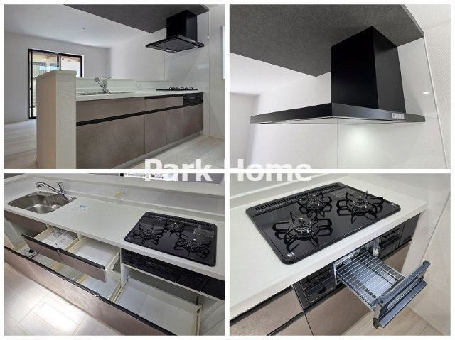 高知市福井東町 -3期2棟1-　新築戸建ての前面道路含む現地写真|1号地　2026.3月：建築中