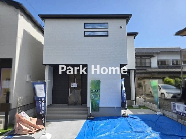 高知市福井東町 -3期2棟1-　新築戸建ての前面道路含む現地写真