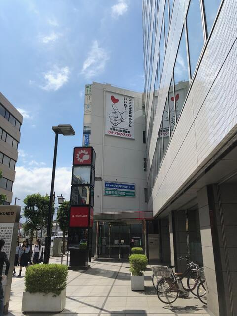 エスパス柏　壁面看板の周辺| 