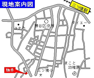 シティハイム　ヒロセＣの地図|案内図