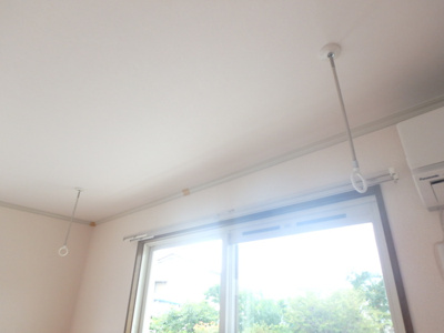 【設備】 | 万々戸建て賃貸 | 室内物干し