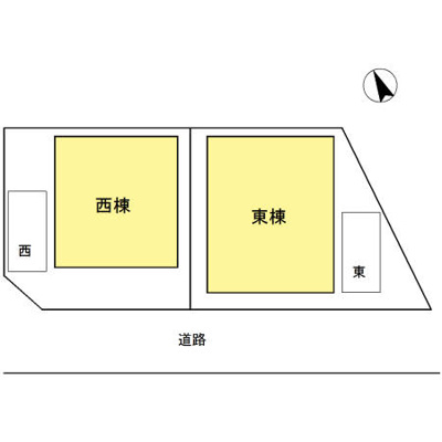 【区画図】 | 万々戸建て賃貸 | 東棟