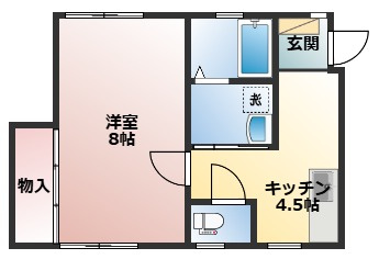 【間取り】 | トワール東堀