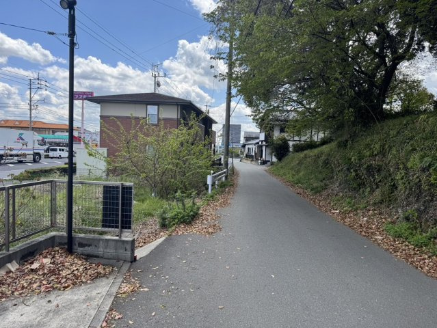 鳥栖市牛原町　売り土地の前面道路含む現地写真|前面道路含む現地写真です