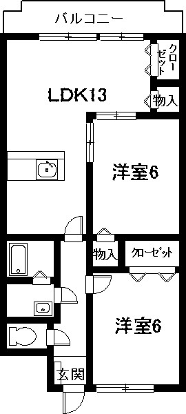 ドミールＴＦの間取り