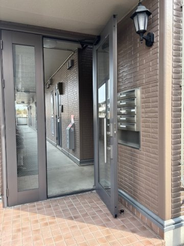 リビオンＢ棟のエントランス