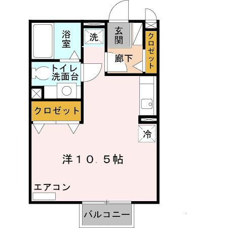 リビオンＢ棟の間取り