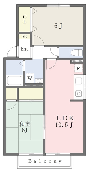 【間取り】 | シャトレー椿Ａ棟 