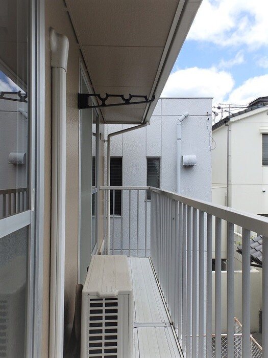 ゼフィランテスC棟のバルコニー