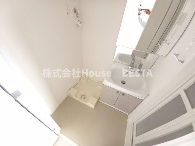 プレサンス神戸水木通ルミエスの洗面所