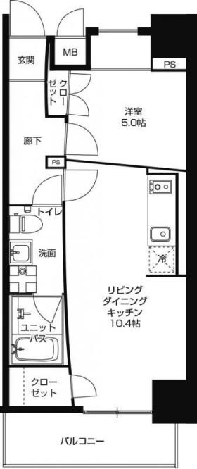 LaDouceur中之島の間取り