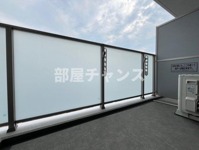 ラ・プレス新栄のバルコニー|暖かな日差しのふりそそぐバルコニー