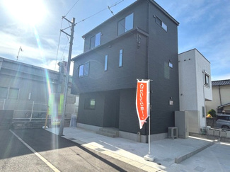 【外観】 | 中区江波二本松2丁目（江波電停）全3区画　C号棟 | ☆広電江波電停まで徒歩11分☆江波小学校まで徒歩7分☆江波中学校まで徒歩17分☆スパーク徒歩3分☆☆前面道路4ｍ
