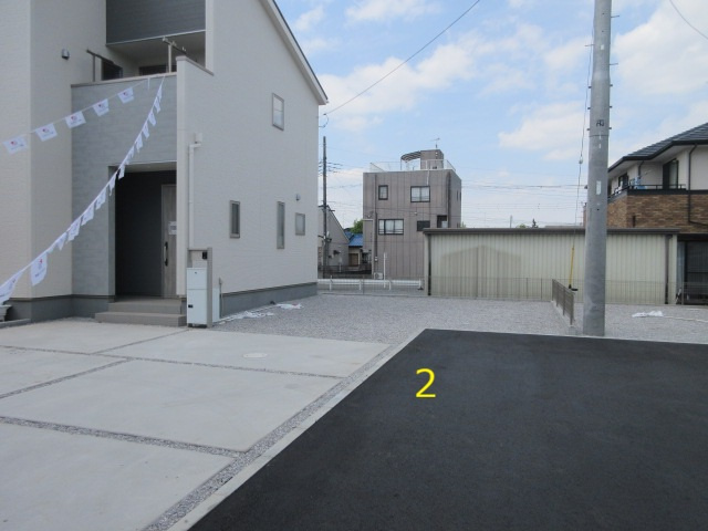 【仲介手数料無料】新築戸建　深谷市上野台2904-5（全3棟）の駐車場
