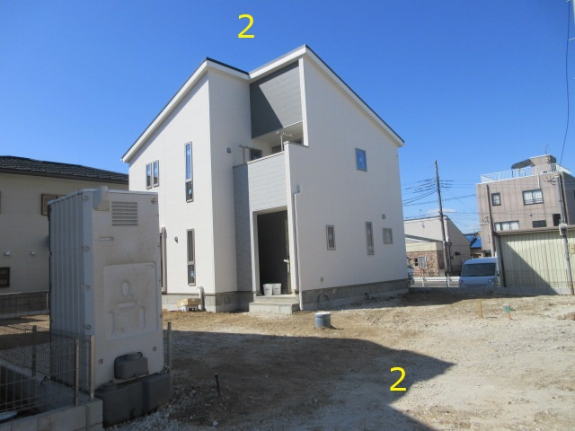 【仲介手数料無料】新築戸建　深谷市上野台2904-5（全3棟）の外観パース