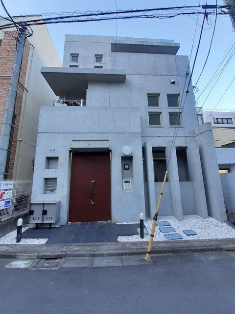 松濤アダージョの外観|角住戸/南向き/セキュリティキー/24時間管理