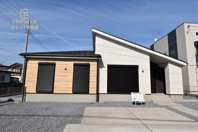 Grace　水戸市見和　1期 　限定1棟！の外観|赤塚駅車7分。梅が丘小徒歩12分、見川中徒歩22分。
梅が丘通り近くの人気のエリア。近隣施設充実、生活利便性◎
子育て世代にもシニア世代にもおすすめの好立地！