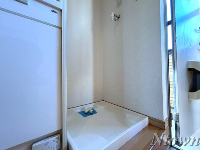 【設備】 | オークヴィラ黒川 | 洗濯機置き場です