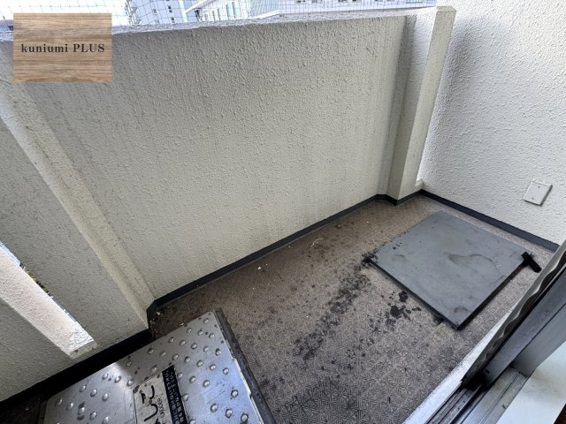 プレジデント城東のバルコニー