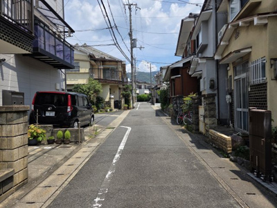 【前面道路含む現地写真】 | 山科区音羽稲芝　新築戸建