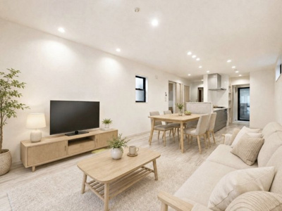 【居間・リビング】 | 山科区音羽稲芝　新築戸建