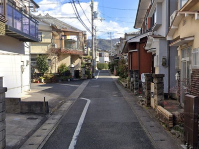 【前面道路含む現地写真】 | 山科区音羽稲芝　新築戸建