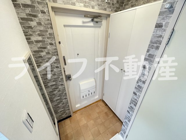 テラノコーポの玄関|落ち着いた玄関です