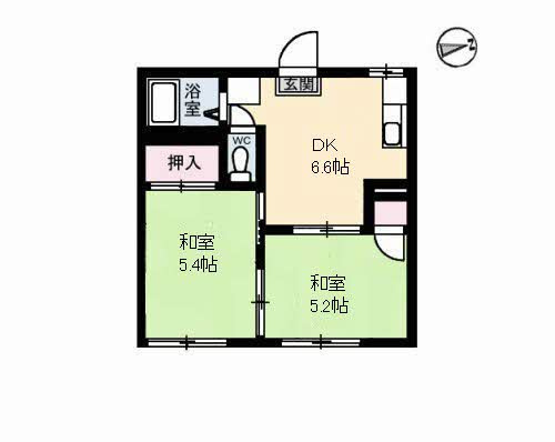 【間取り】 | サンライズ　Ａ棟