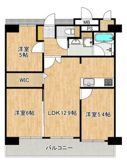 【間取り】 | クラウンハイム住吉