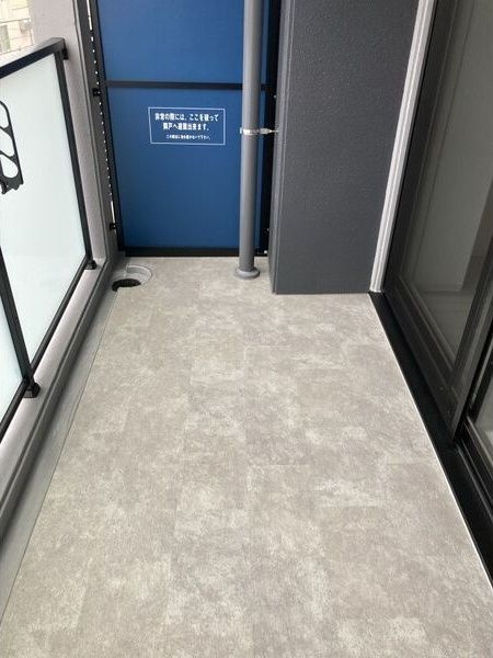 S-RESIDENCE烏森aureate(オリート)キャンペーン中のバルコニー