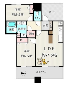 【間取り】 | パークタワー横浜ステーションプレミア