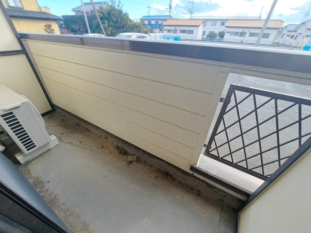 玉村町上新田 売寮・売社宅のバルコニー|1階6帖個室 バルコニー