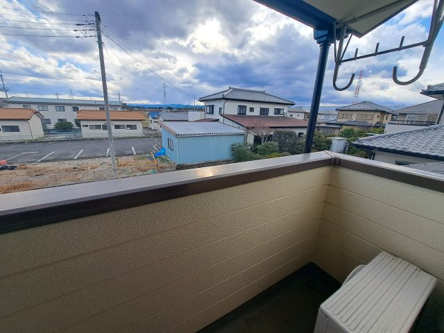 玉村町上新田 売寮・売社宅のバルコニー|2階個室バルコニー