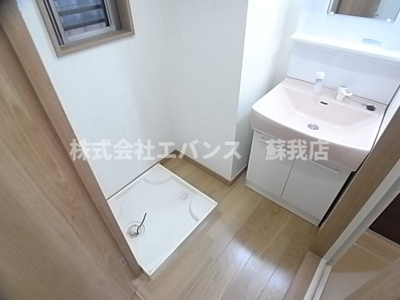 【洗面所】 | プラチナレジデンス | 脱衣スペースもあります