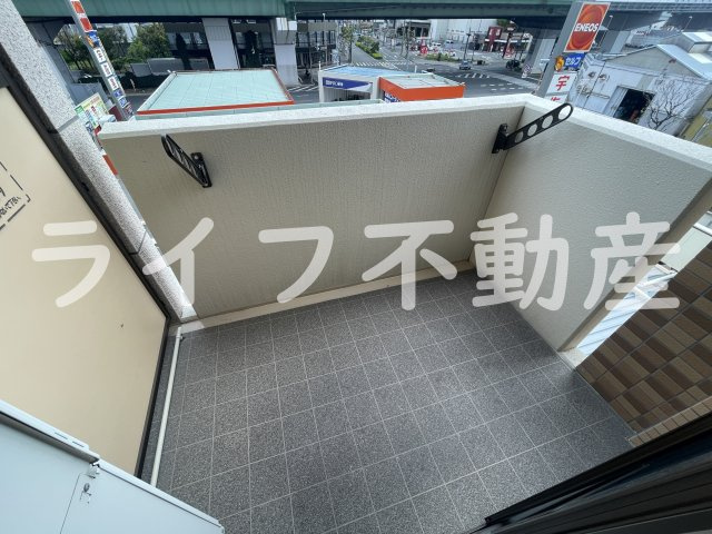 Luxe長田のバルコニー|落ち着いた時間を過ごせるバルコニーです