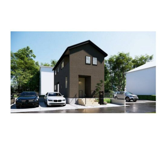 佐久市岩村田の外観パース