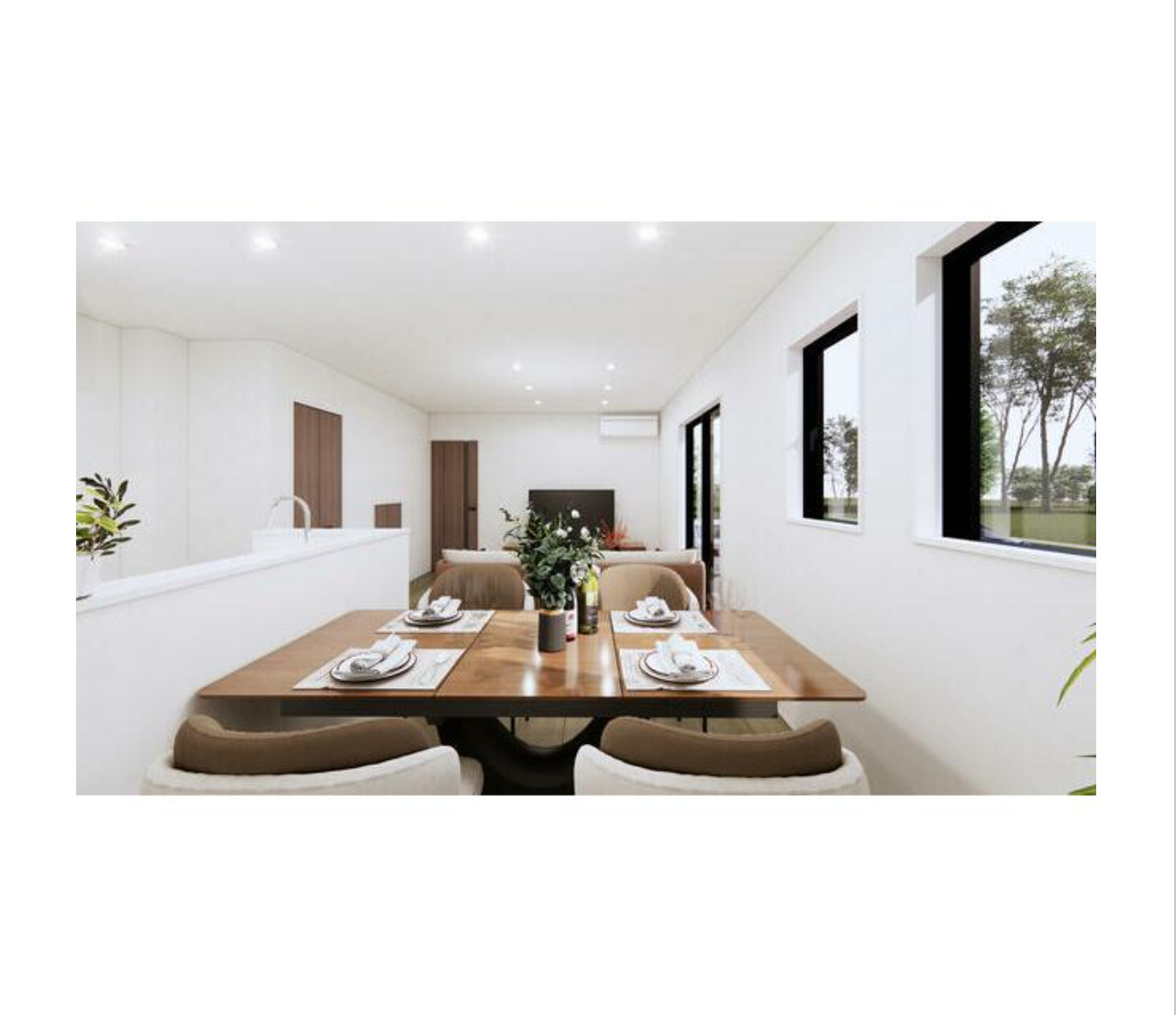 佐久市岩村田の完成予想図