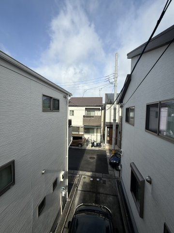 久世築山町戸建の展望|西向きバルコニーから北側の眺望です。