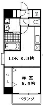 グローリアミオ大野城の間取り