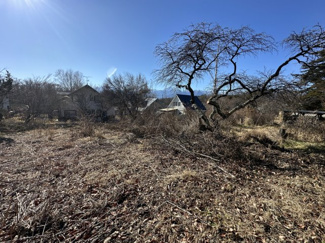 【外観】 | 【北杜市小淵沢町上笹尾】西側に南アルプスが望める土地 | 土地（北東角）から撮影